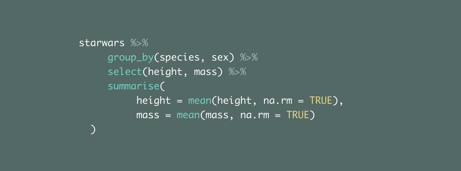 dplyr pipeline